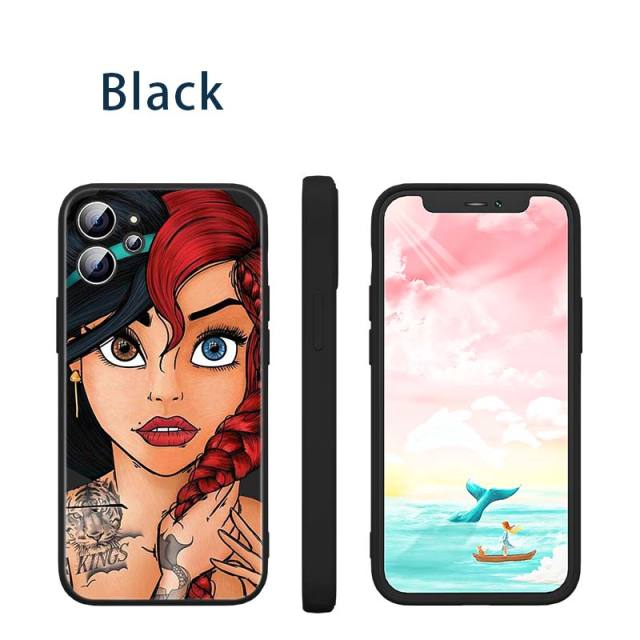 Apple iPhone Bad Tatted Princess Silicone Case