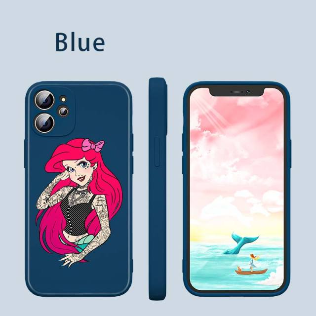 Apple iPhone Bad Tatted Princess Silicone Case