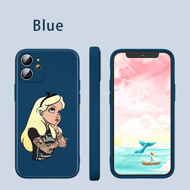 Apple iPhone Bad Tatted Princess Silicone Case