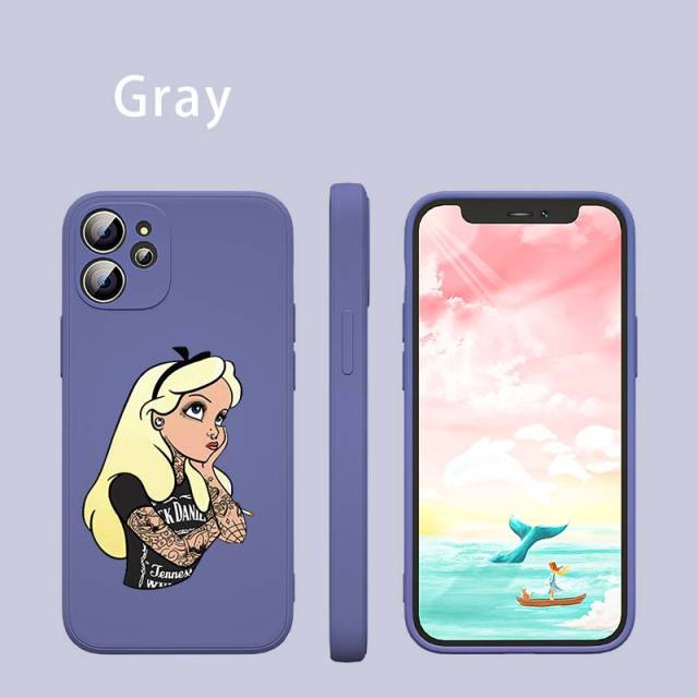 Apple iPhone Bad Tatted Princess Silicone Case