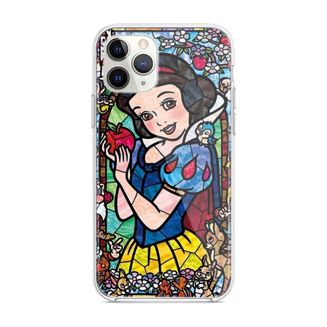 Apple iPhone Snow White & Friends Mosaic Silicone Case