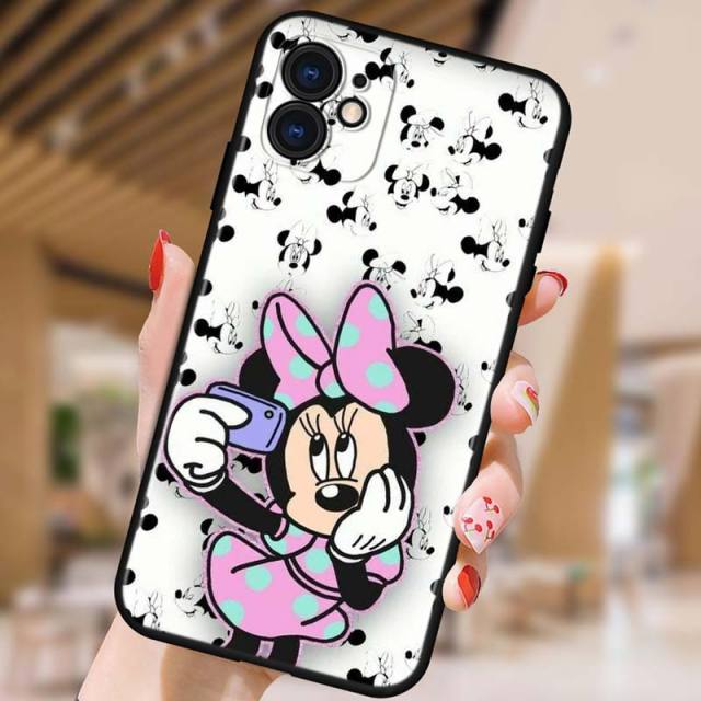 Apple iPhone Minnie Mouse Polka Silicone Case