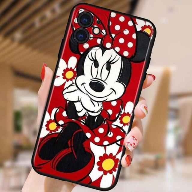 Apple iPhone Minnie Mouse Polka Silicone Case