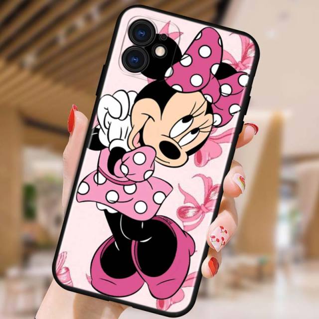 Apple iPhone Minnie Mouse Polka Silicone Case
