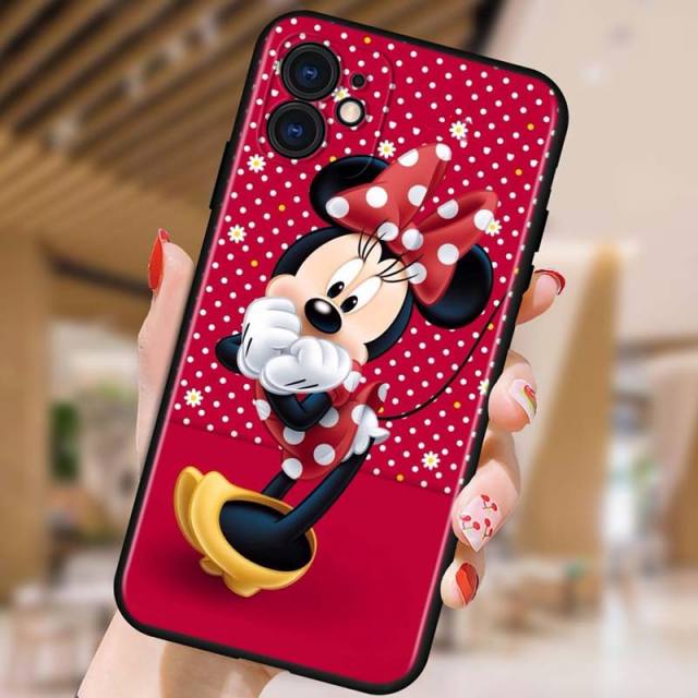Apple iPhone Minnie Mouse Polka Silicone Case