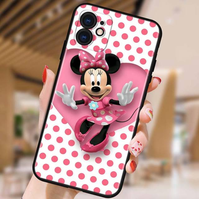 Apple iPhone Minnie Mouse Polka Silicone Case