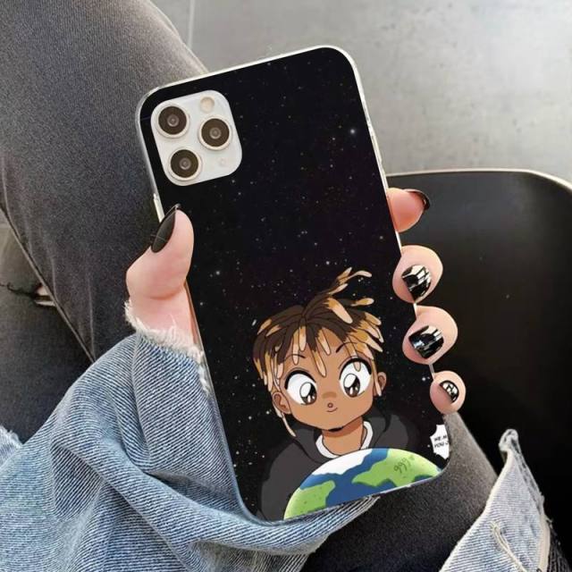 Apple iPhone JuiceWRLD Skull Hard Plastic Case