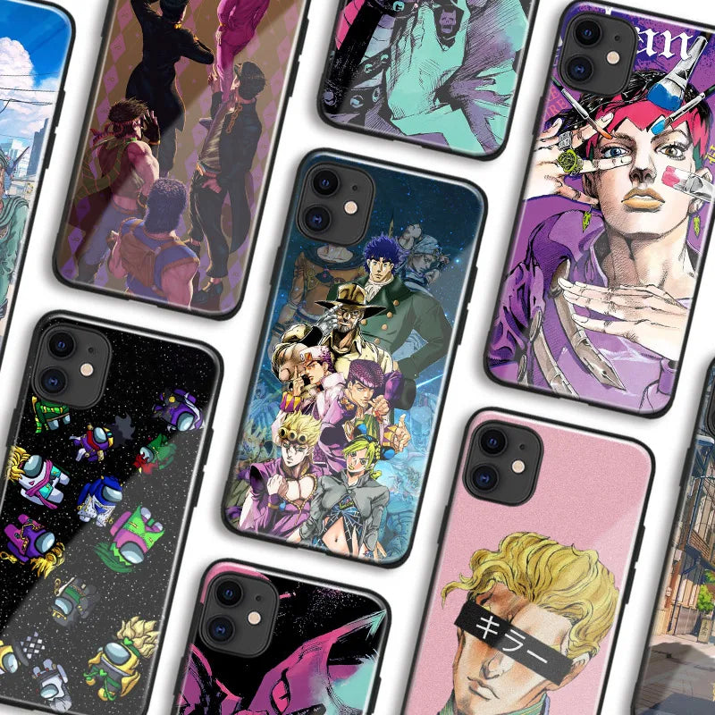 Apple iPhone JJBA Jotaro All Stars Silicone Case