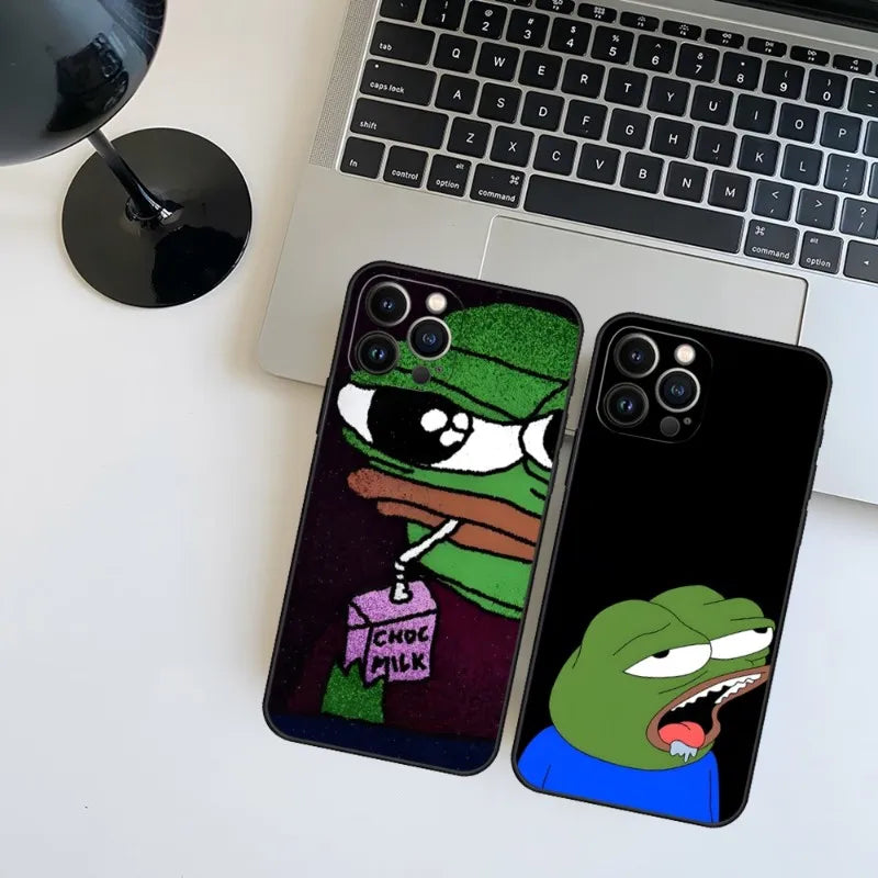 Apple iPhone Morning Pepe Silicone Case