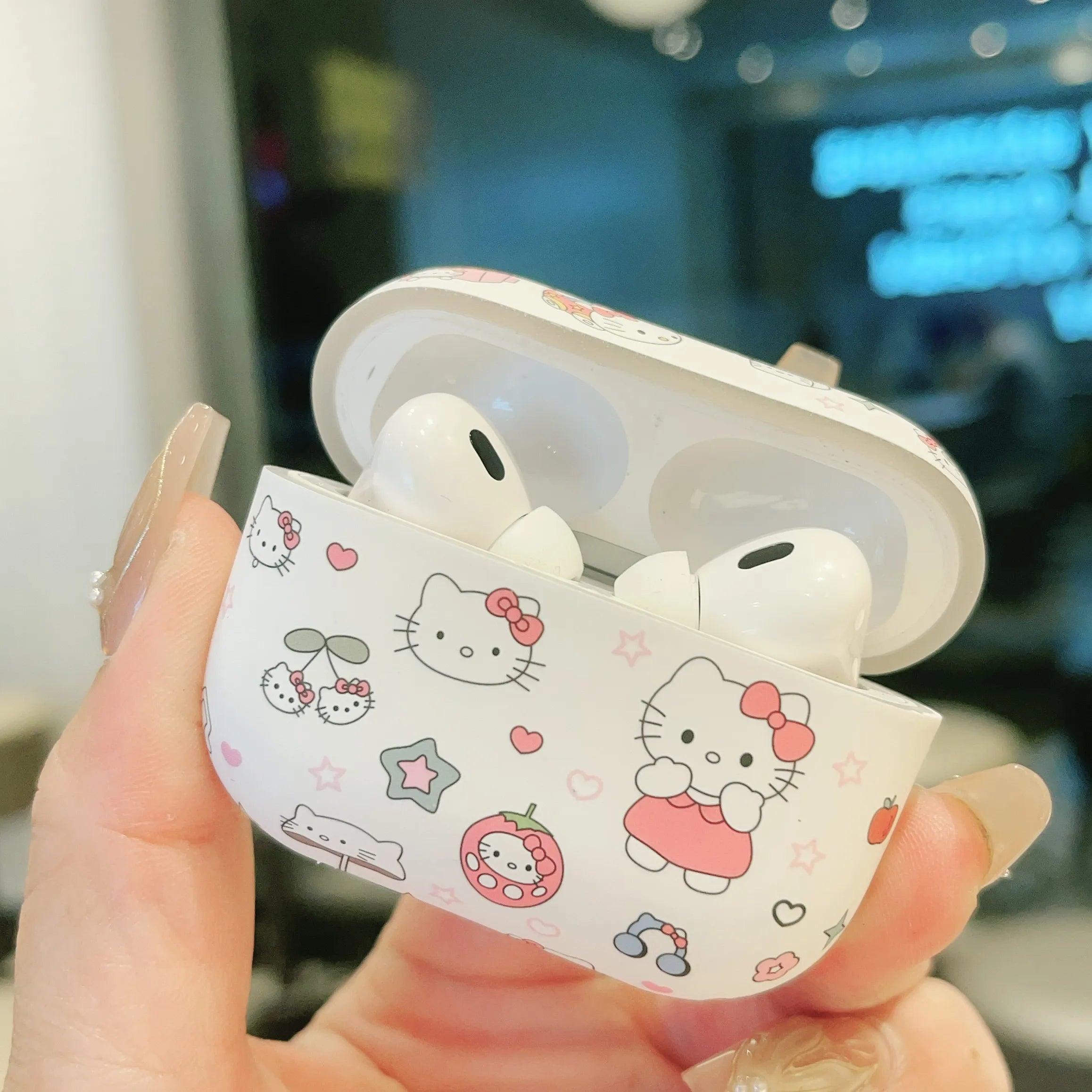 Apple Airpods Hello Kitty White Silicone Case