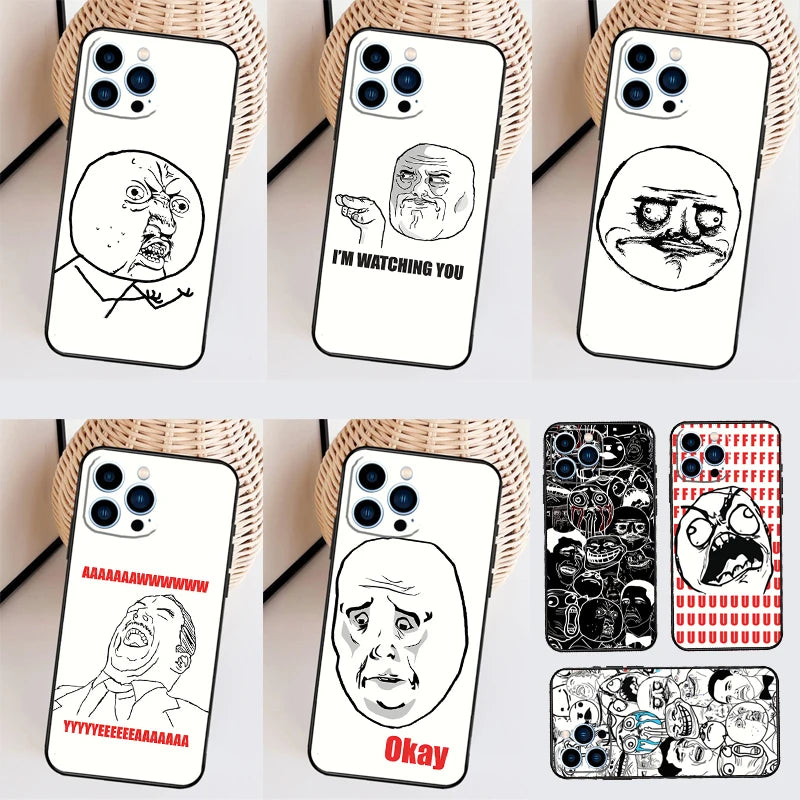 Apple iPhone Derp Face All Star Sliicone Case