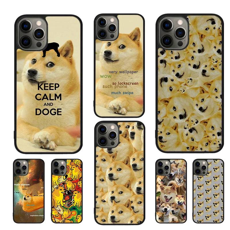 Apple iPhone Keep Calm Dog Silicone Case