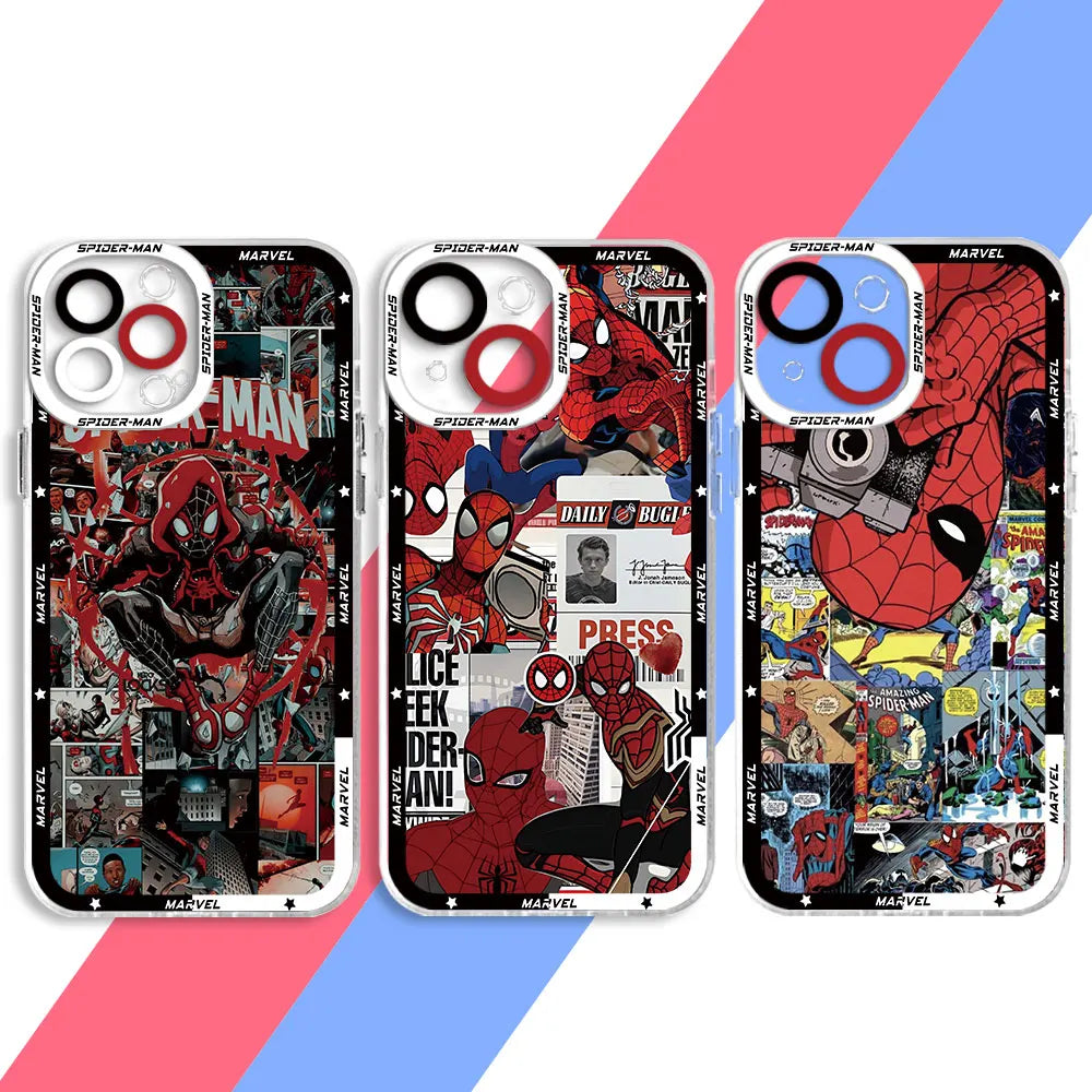 Apple iPhone Spiderman Daily Bugle Silicone Case