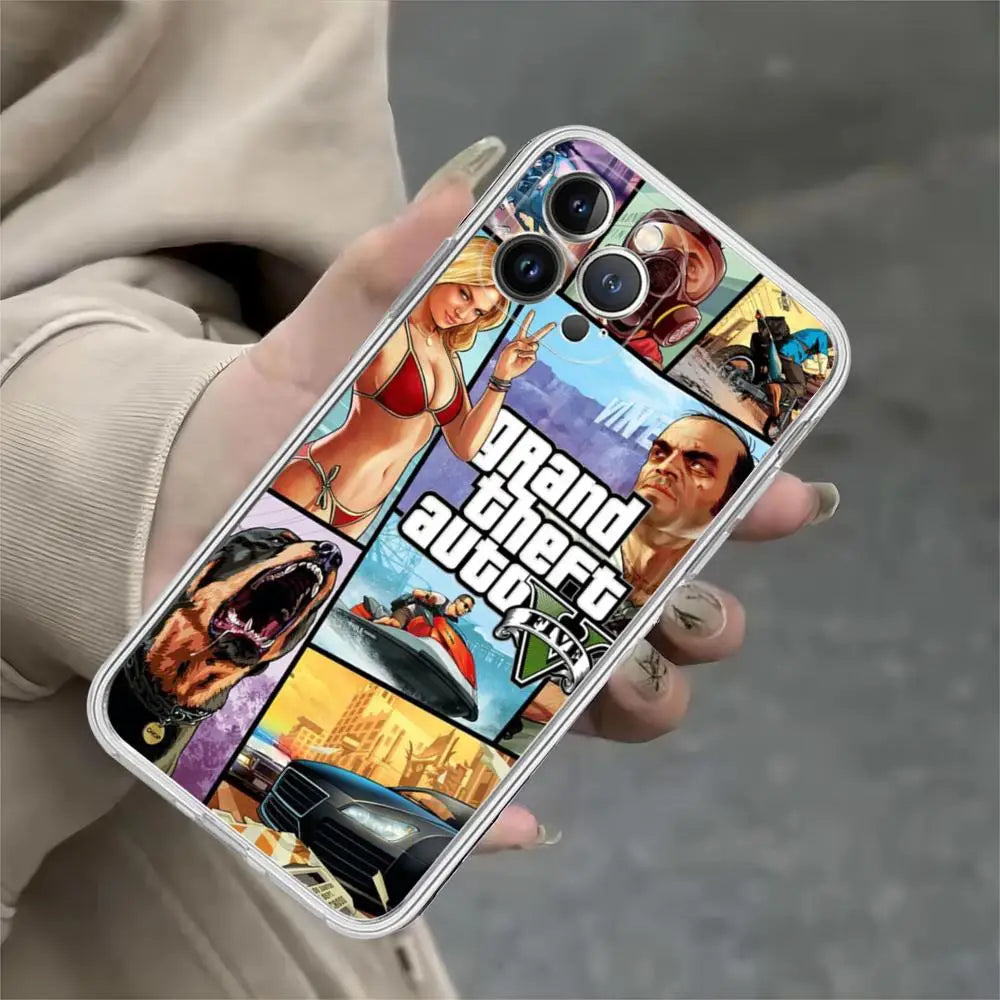 Apple iPhone GTA V Silicone Case