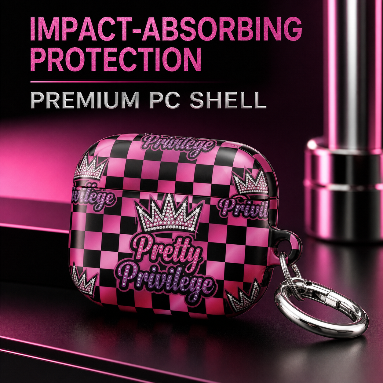 Pretty Privilege Brat AirPods case protection