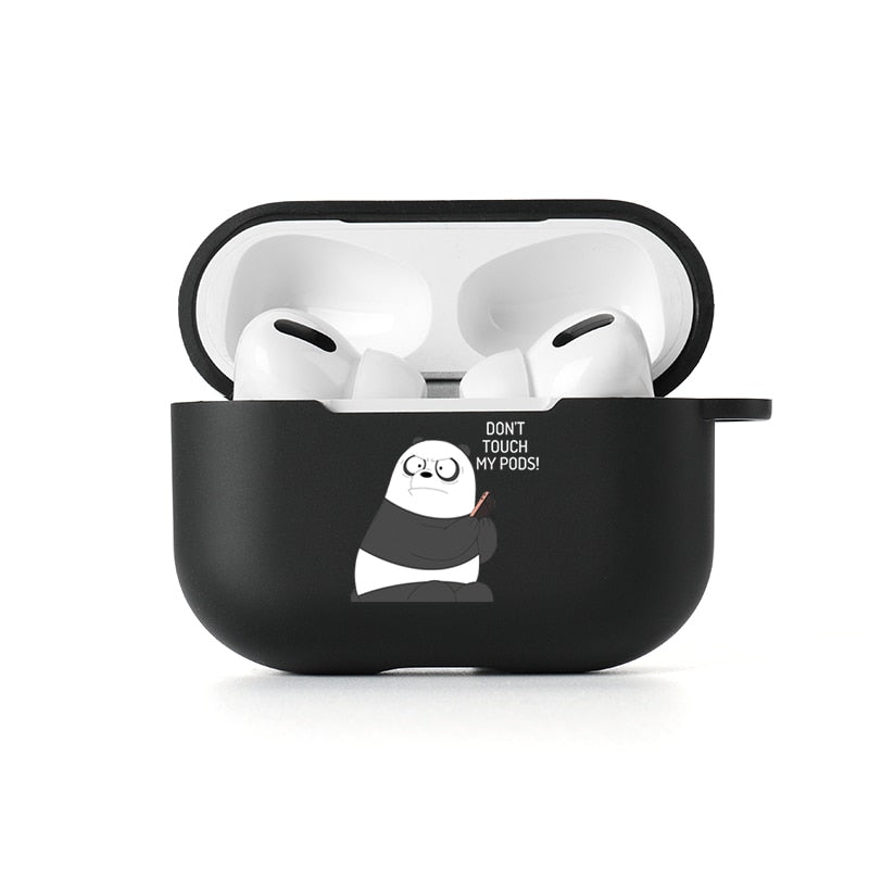 Apple Airpods Pro Don't Touch Panda Silicone Case