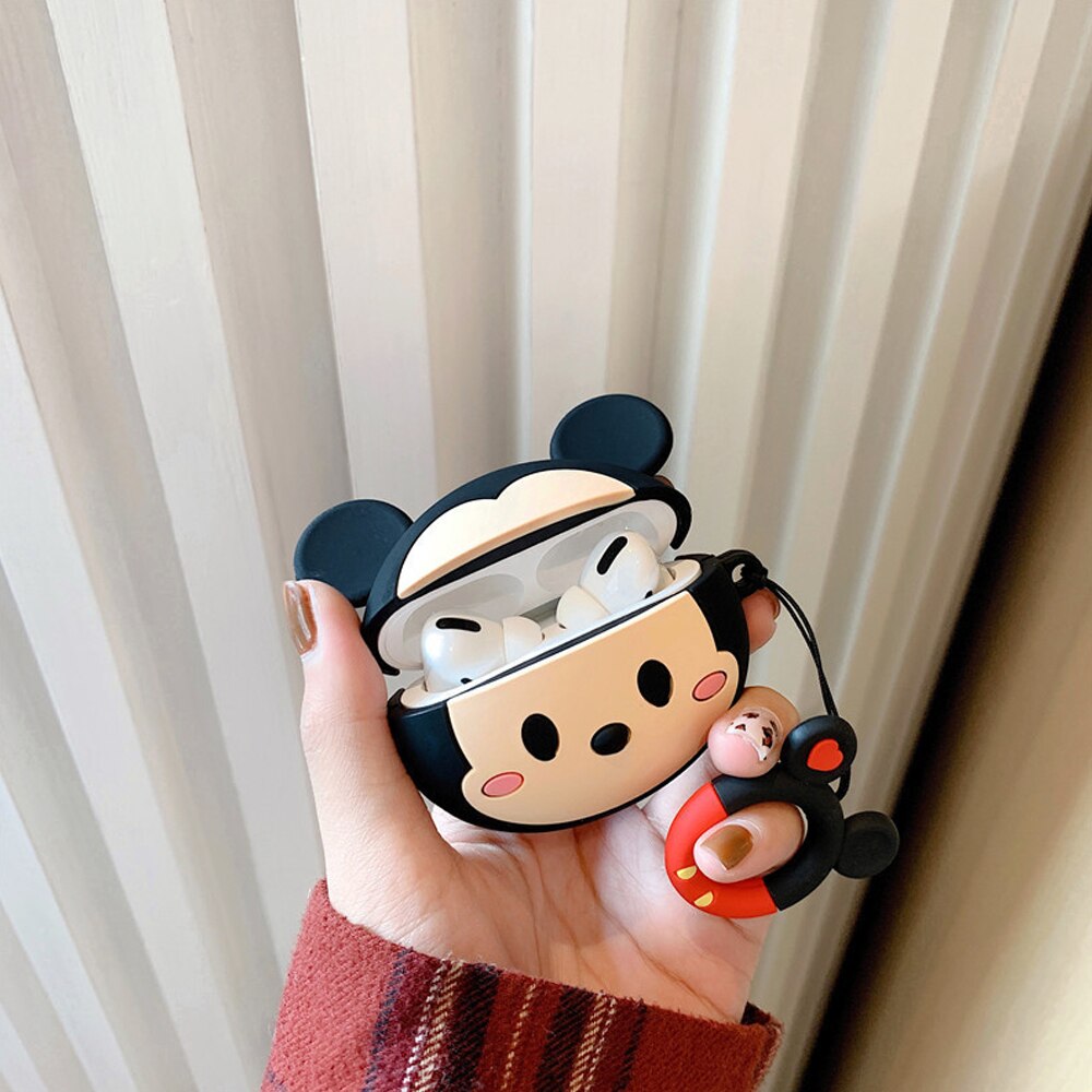 Apple Airpods Pro Mickey Mouse Keyring Silicone Case