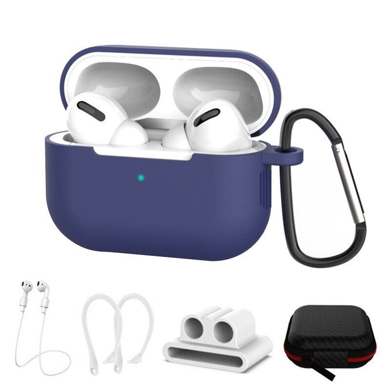 Apple Airpods Pro Navy Blue Set C Silicone Case