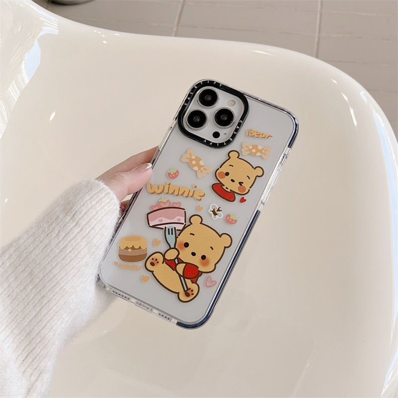 Apple iPhone Winnie & Friends Clear Silicone Case