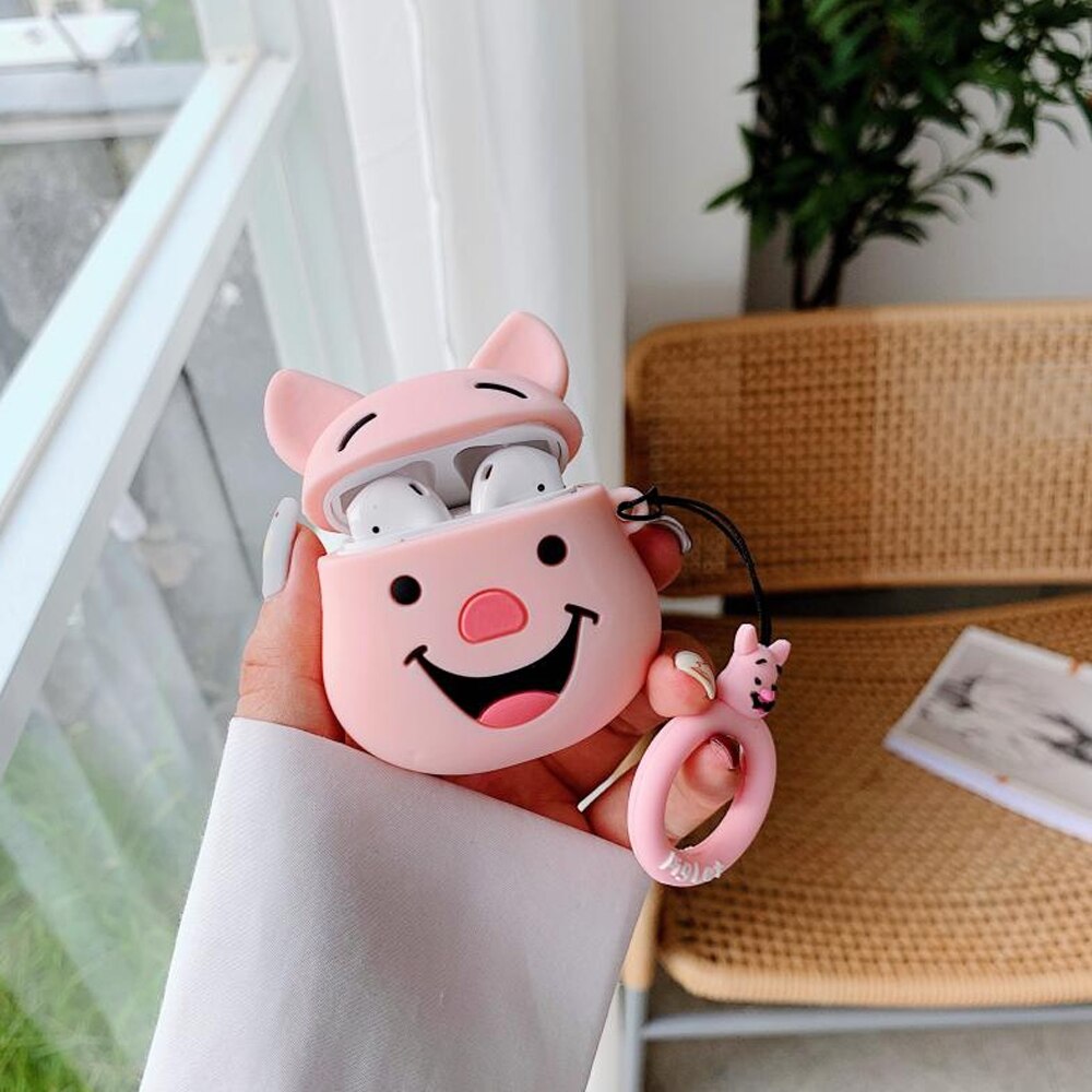 Apple Airpods Pro Piglet Keyring Silicone Case