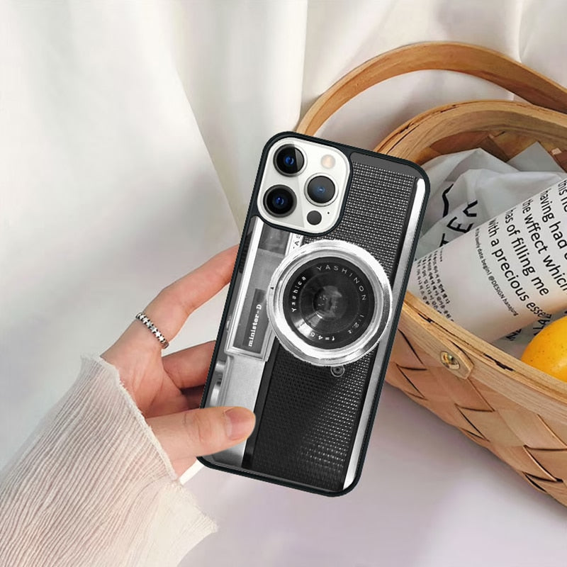 Apple iPhone Retro Camera 4 Silicone Case