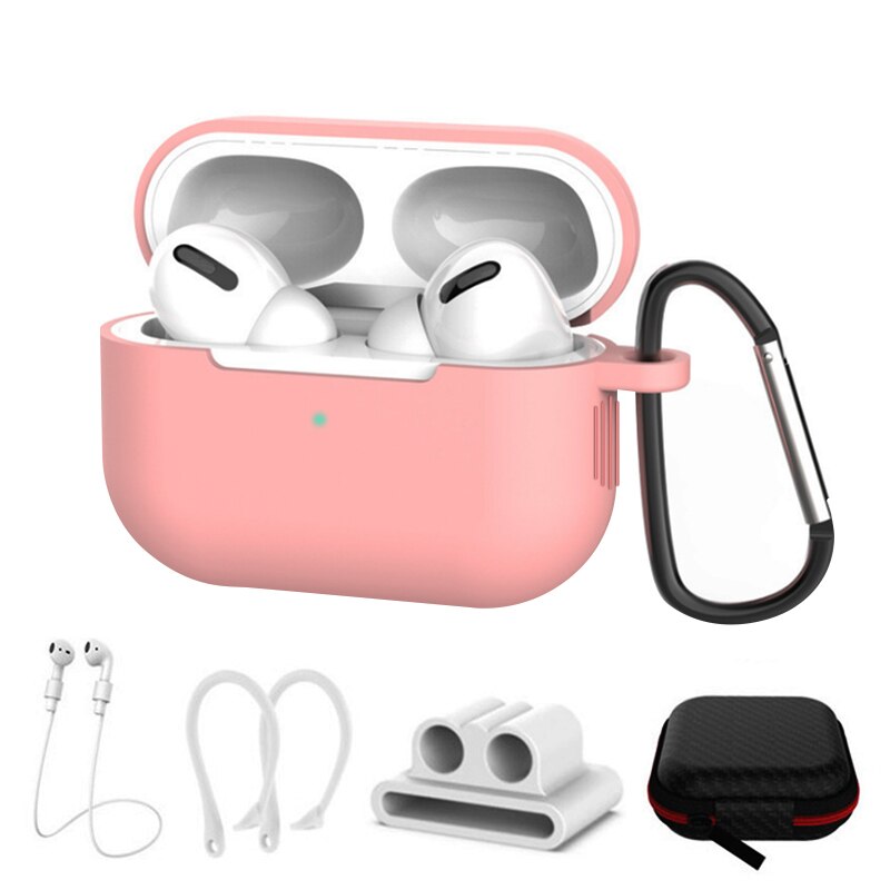 Apple Airpods Pro Pink Set C Silicone Case