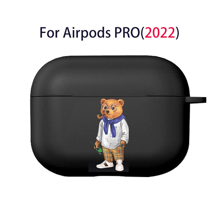 Apple Airpods Pro Ralph Lauren Bear Siliceon Case