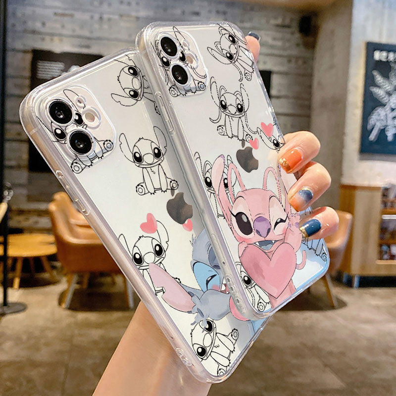 Apple iPhone Angel & Stitch Soft Clear Silicone Case