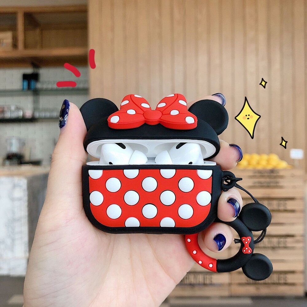 Apple Airpods Pro Minnie Keyring Silicone Case