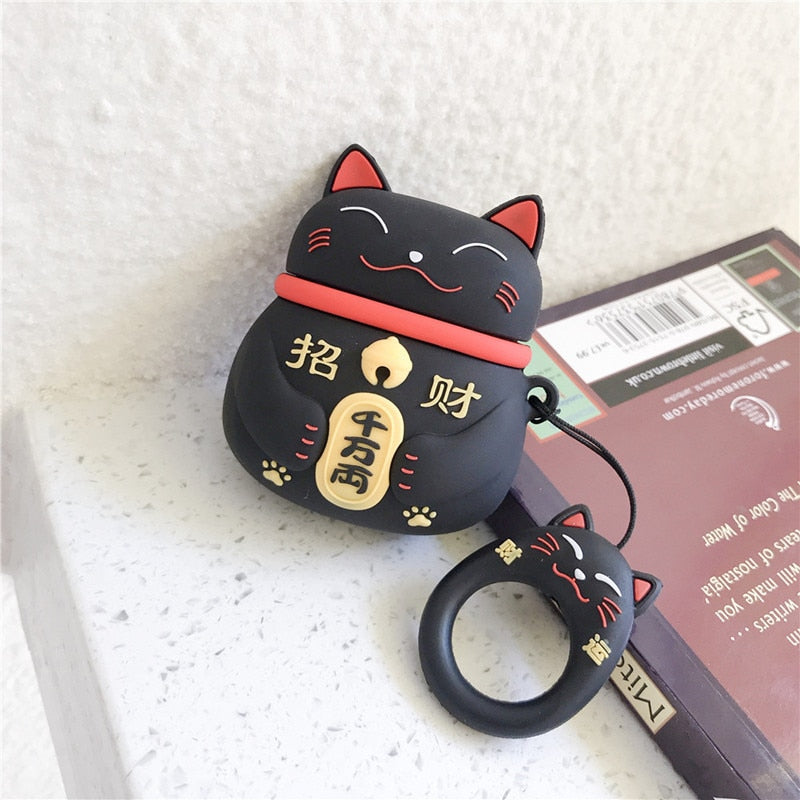 Apple Airpods Pro Snacks Lucky Cat Silicone Case