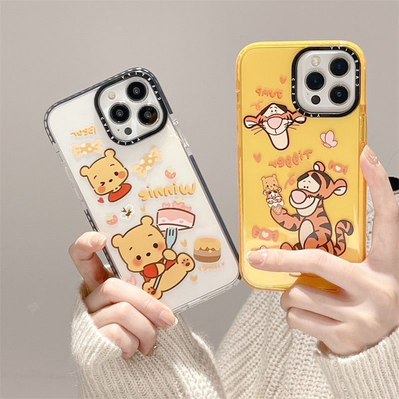 Apple iPhone Winnie & Friends 2 Luxury Silicone Case