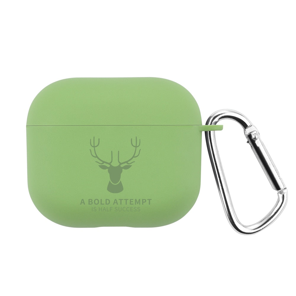Apple Airpods Pro Buck Green Silicone Case