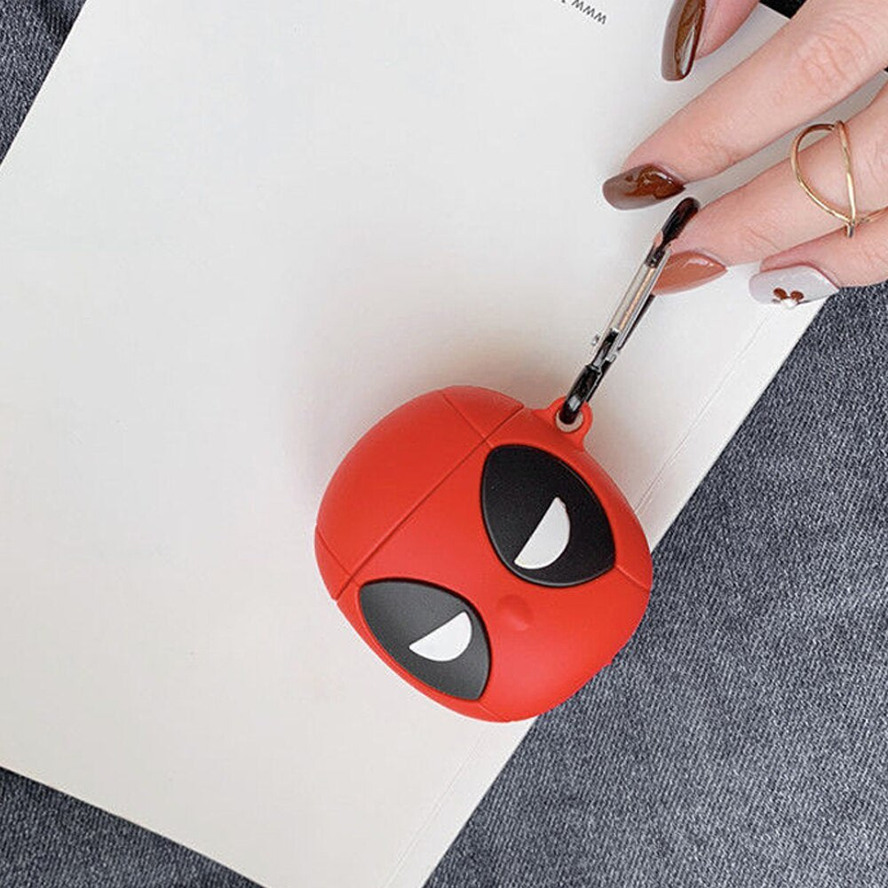 Apple Airpods Pro Deadpool Keyring Silicone Case