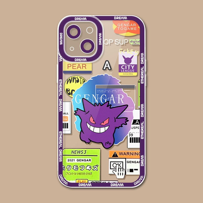 Apple iPhone Pokemon Gengar 2 Silicone Case