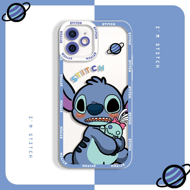 Apple iPhone Stitch Emotional Hard Silicone Case