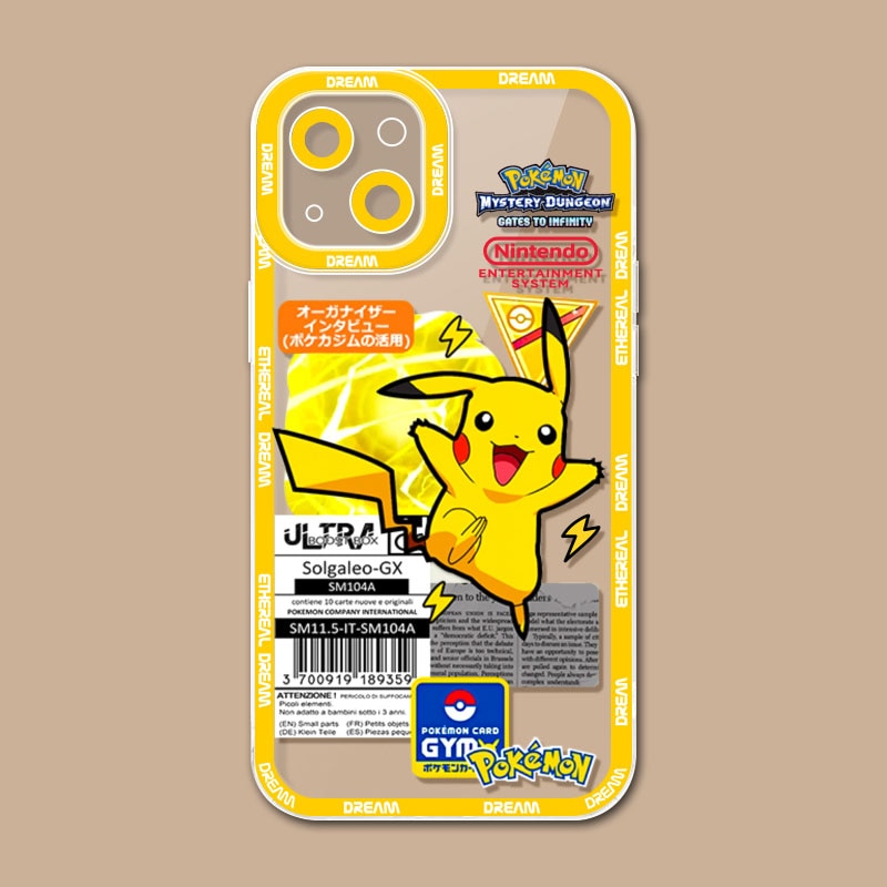 Apple iPhone Pokemon Pikachu Silicone Case