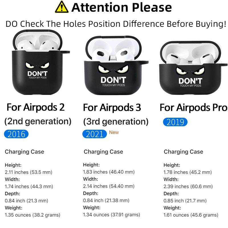 Apple Airpods Pro Don't Touch B Silicone Case