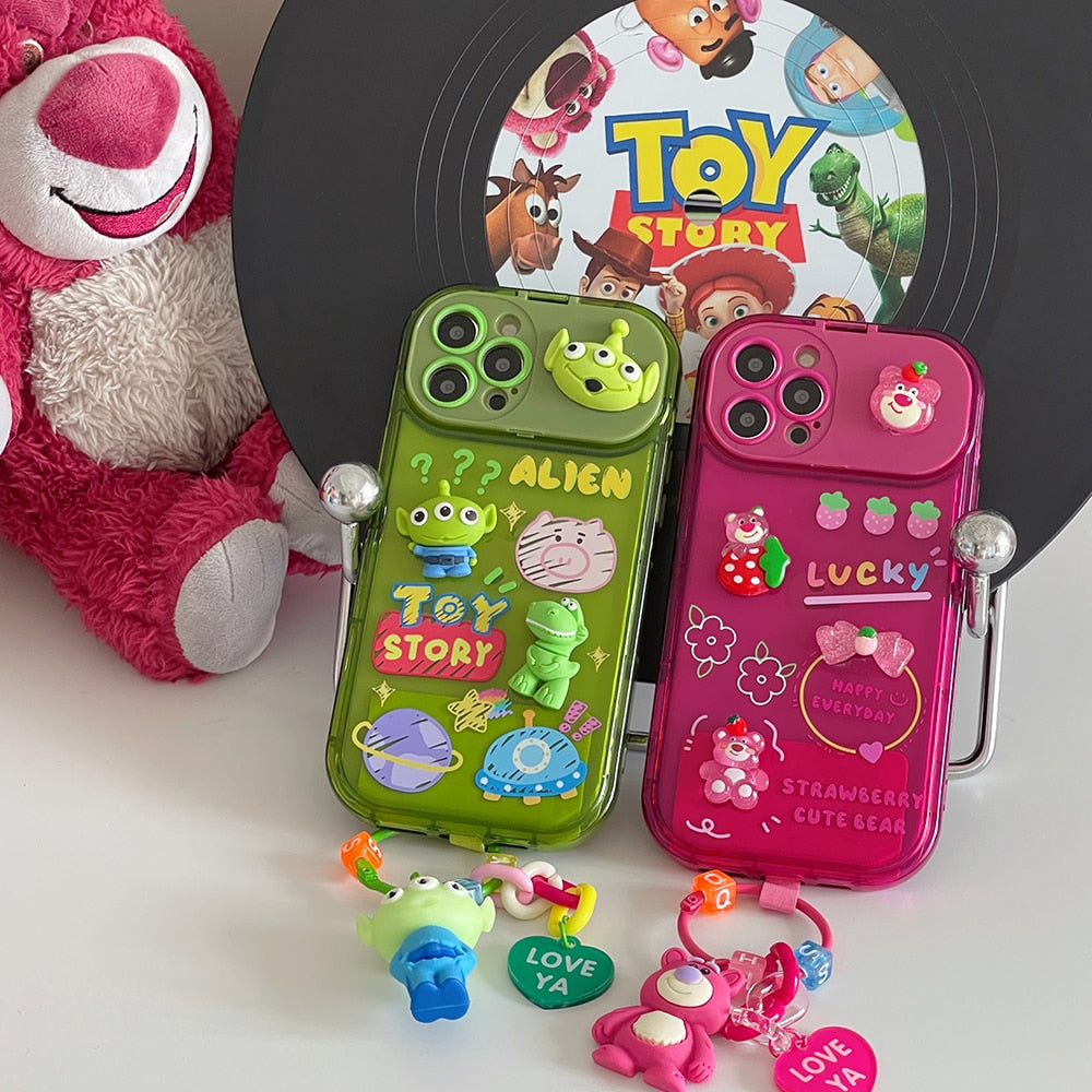 Apple iPhone Toy Story Lucky Alien Silicone Case
