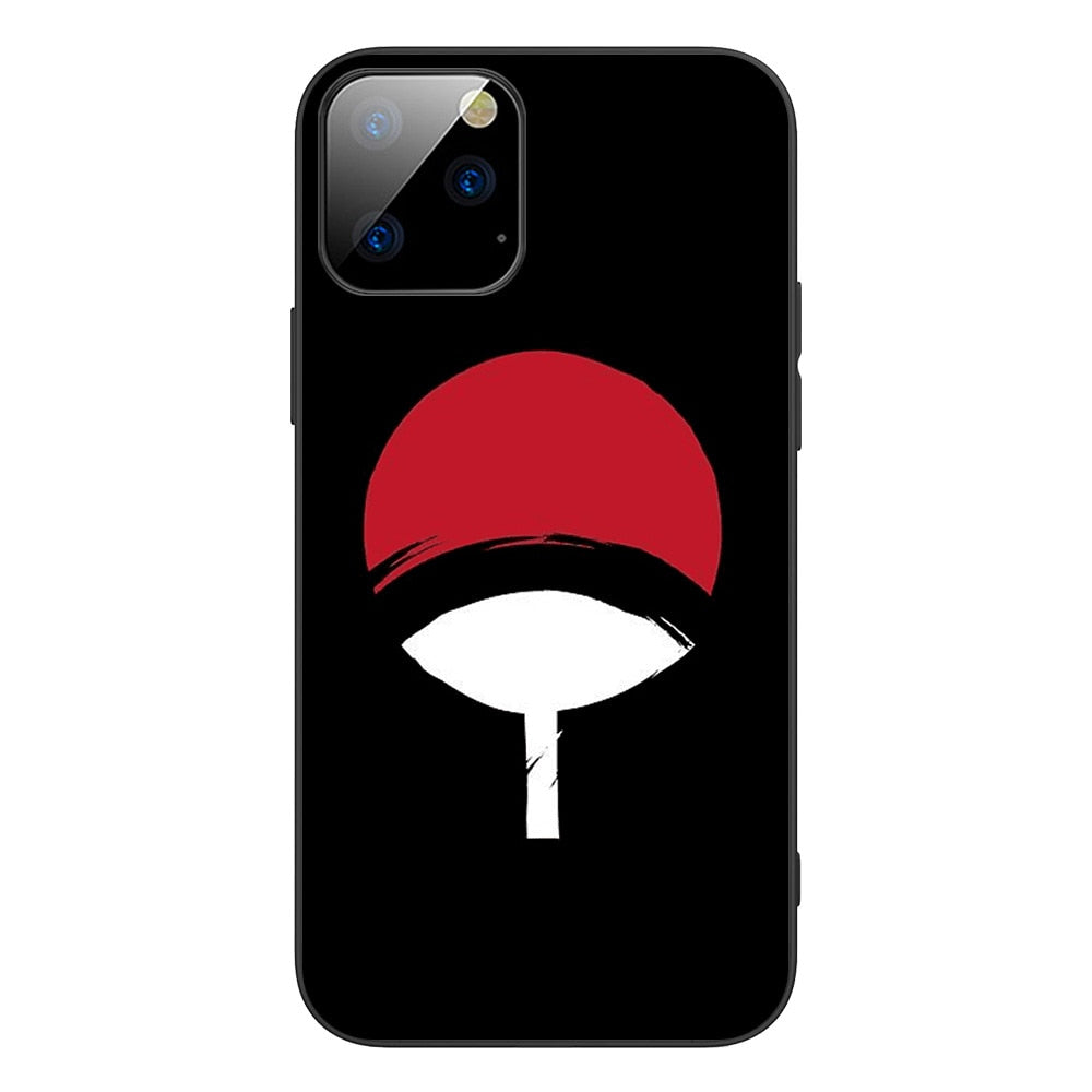 Apple iPhone Uchiha Crest Silicone Shell Case