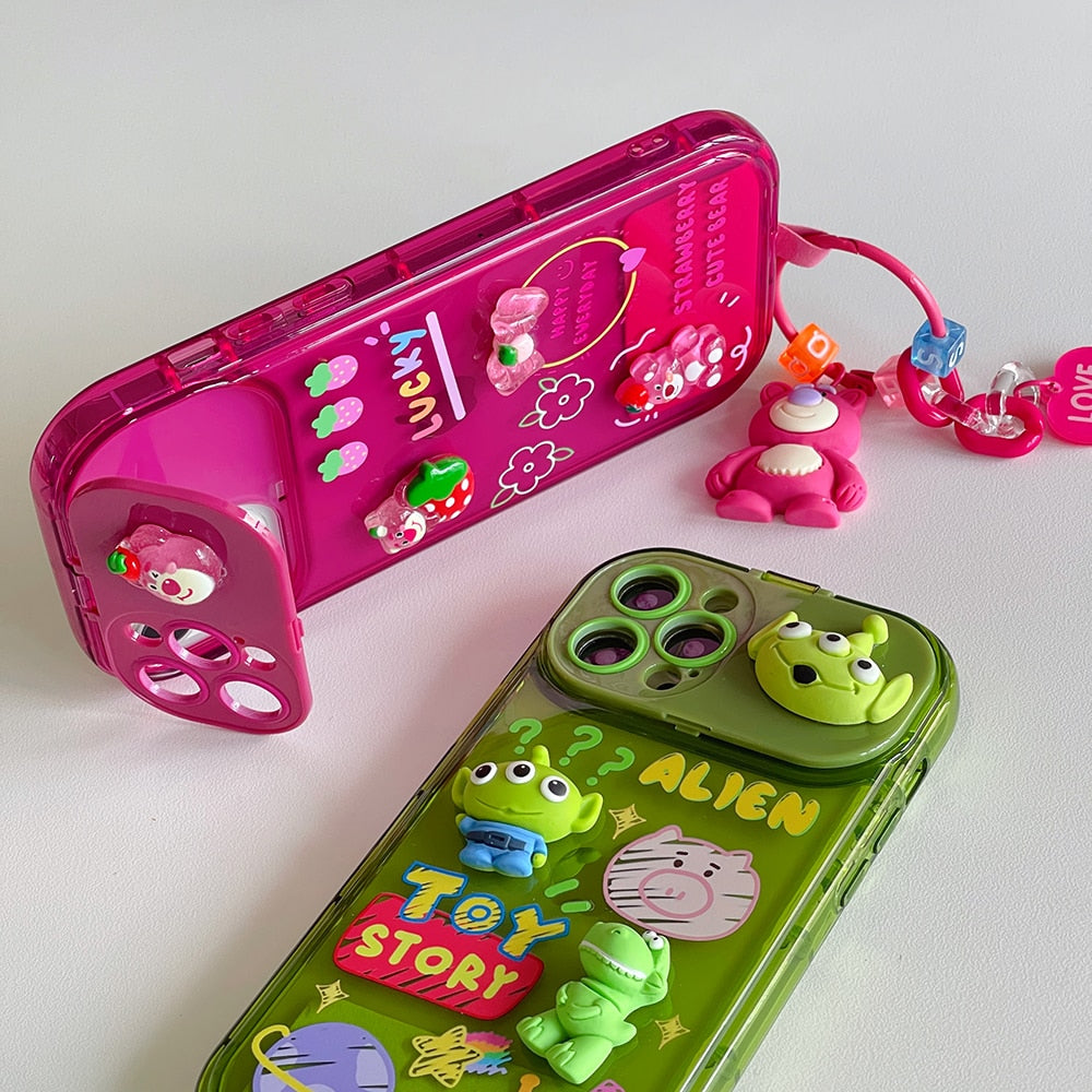 Apple iPhone Toy Story Lucky Alien Silicone Case