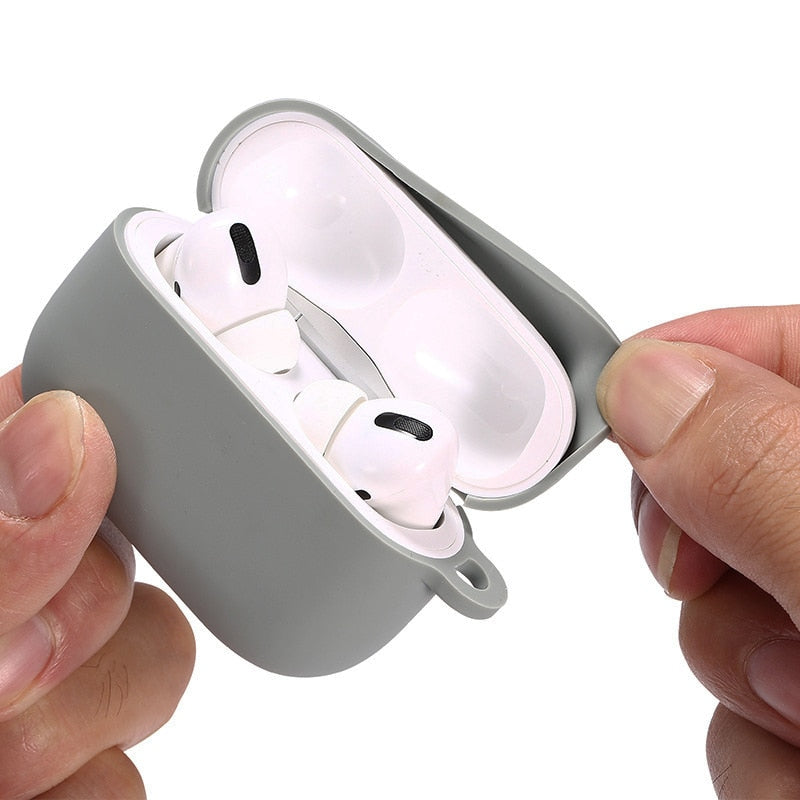 Apple Airpods Pro White Set A Silicone Case