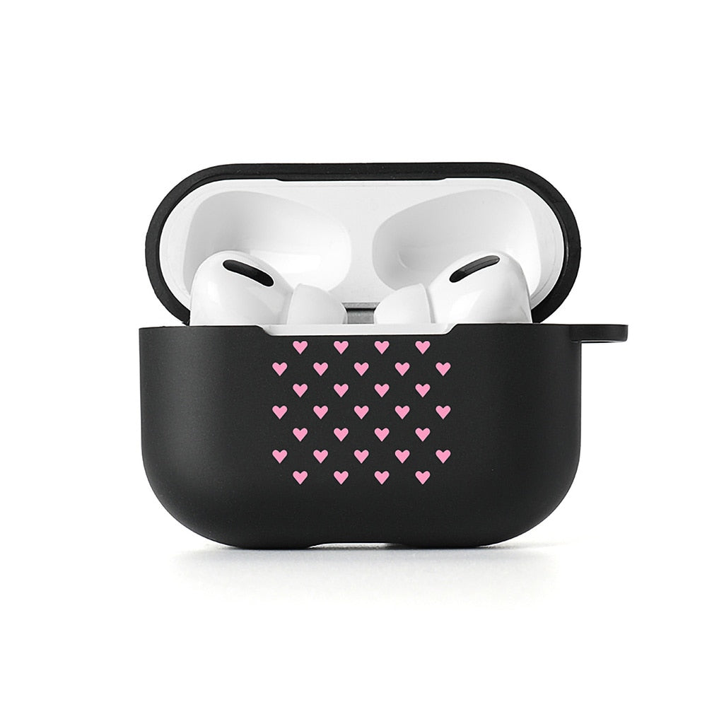 Apple Airpods Pro Pink Hearts Silicone Case