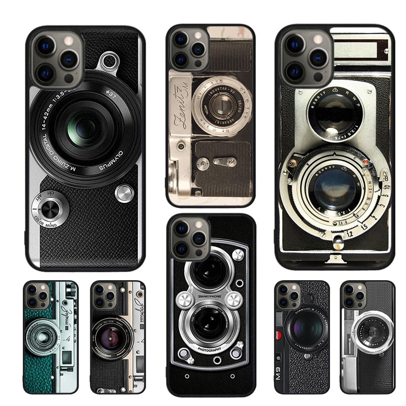 Apple iPhone Retro Camera 3 Silicone Case