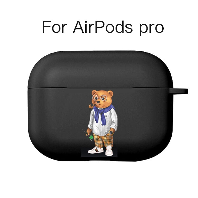 Apple Airpods Pro Ralph Lauren Bear Siliceon Case