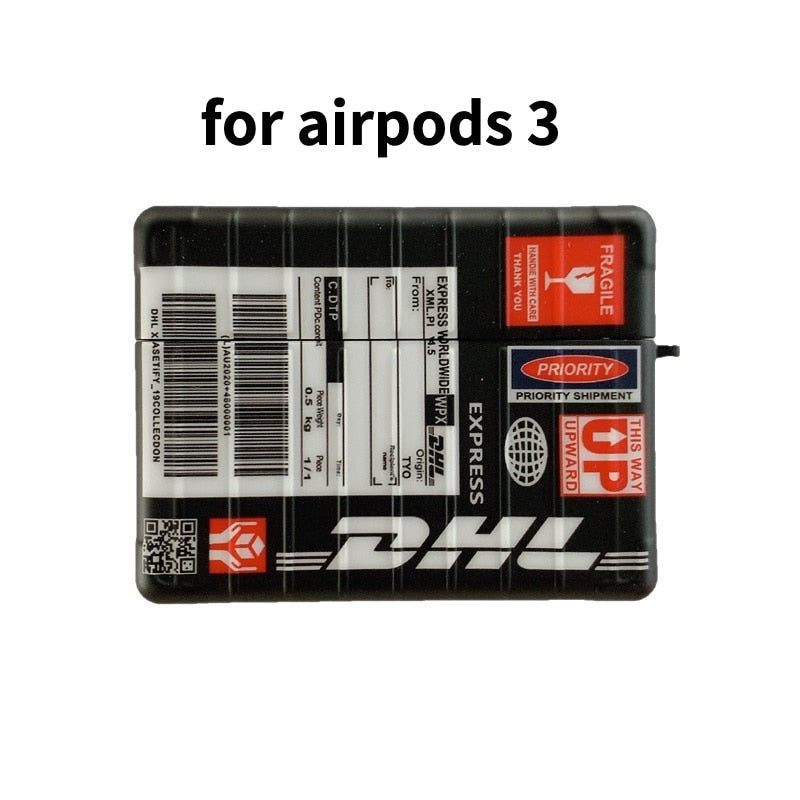 Apple Airpods Pro DHL Package Silicone Case