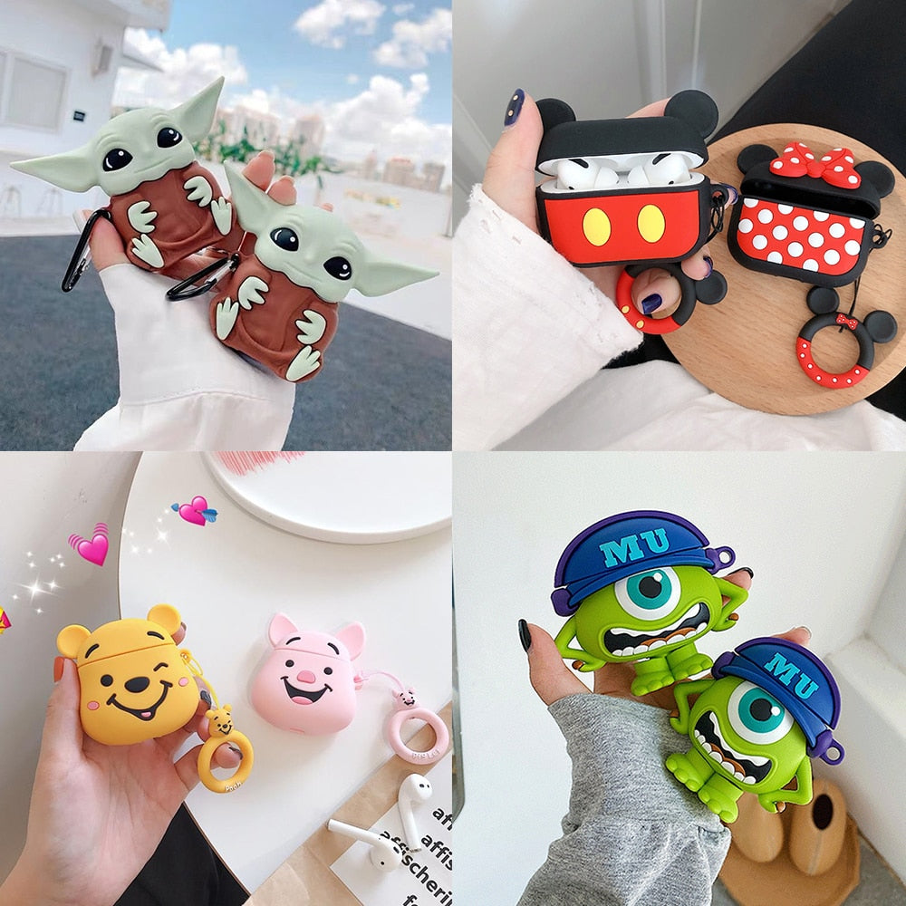 Apple Airpods Minnie Keyring Silicone Case