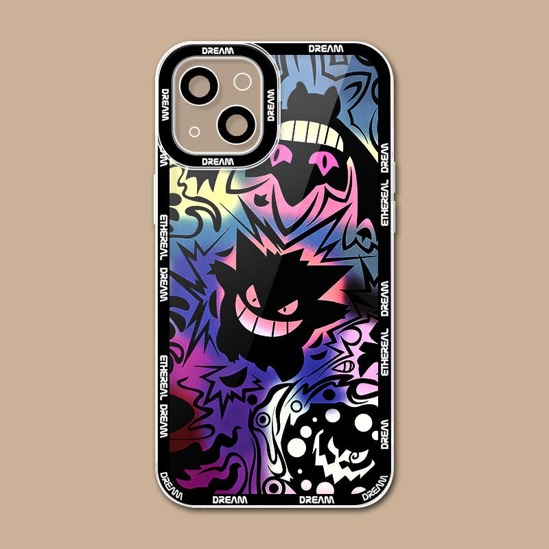 Apple iPhone Pokemon Dark Gengar Silicone Case