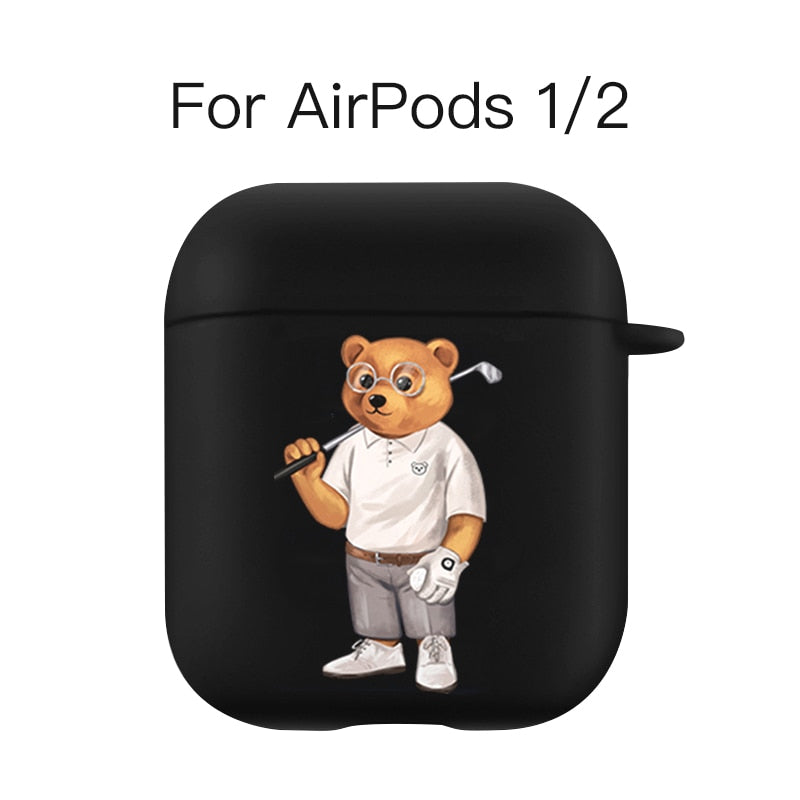 Apple Airpods Pro Ralph Lauren Bear Siliceon Case