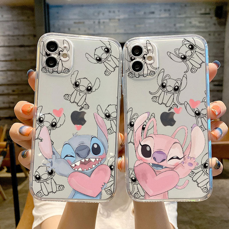 Apple iPhone Angel & Stitch Soft Clear Silicone Case