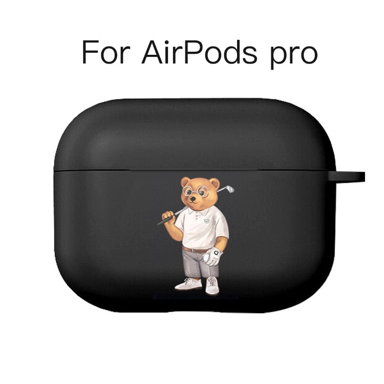 Apple Airpods Pro Ralph Lauren Bear Siliceon Case